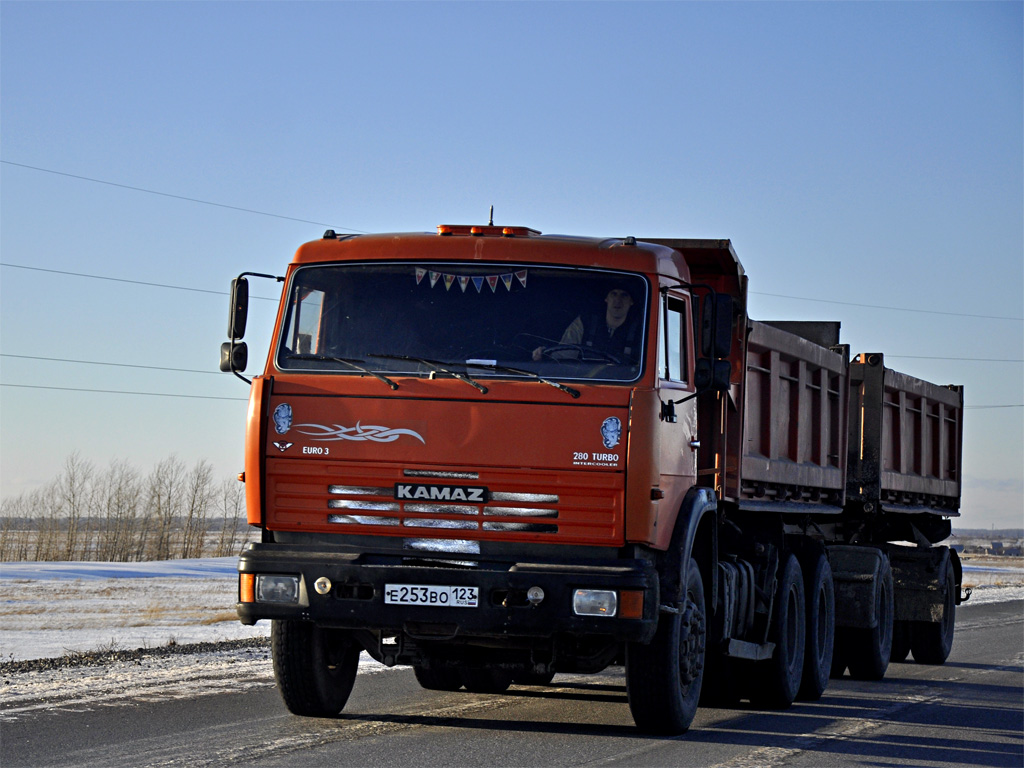 Краснодарский край, № Е 253 ВО 123 — КамАЗ-65115-62