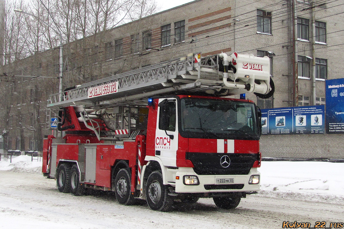 Алтайский край, № Т 222 МК 22 — Mercedes-Benz Actros ('2003) 4141