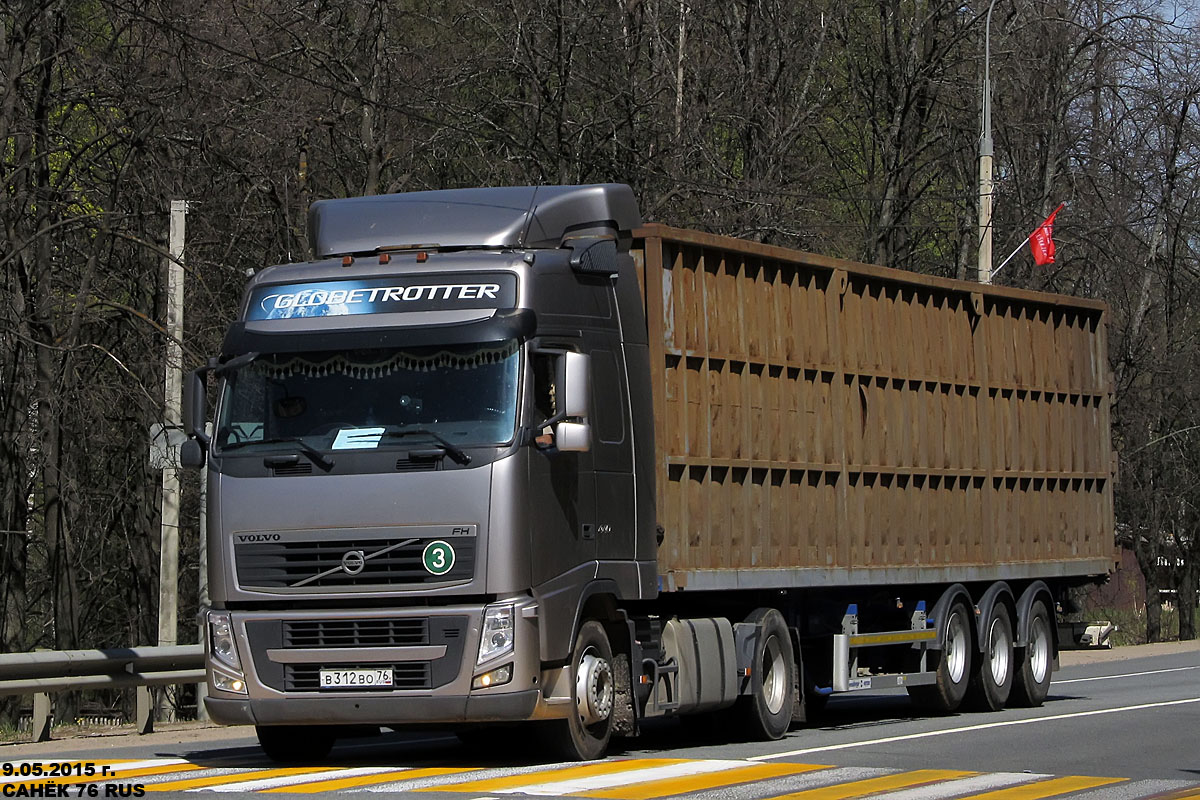 Ярославская область, № В 312 ВО 76 — Volvo ('2008) FH.440 [X9P]