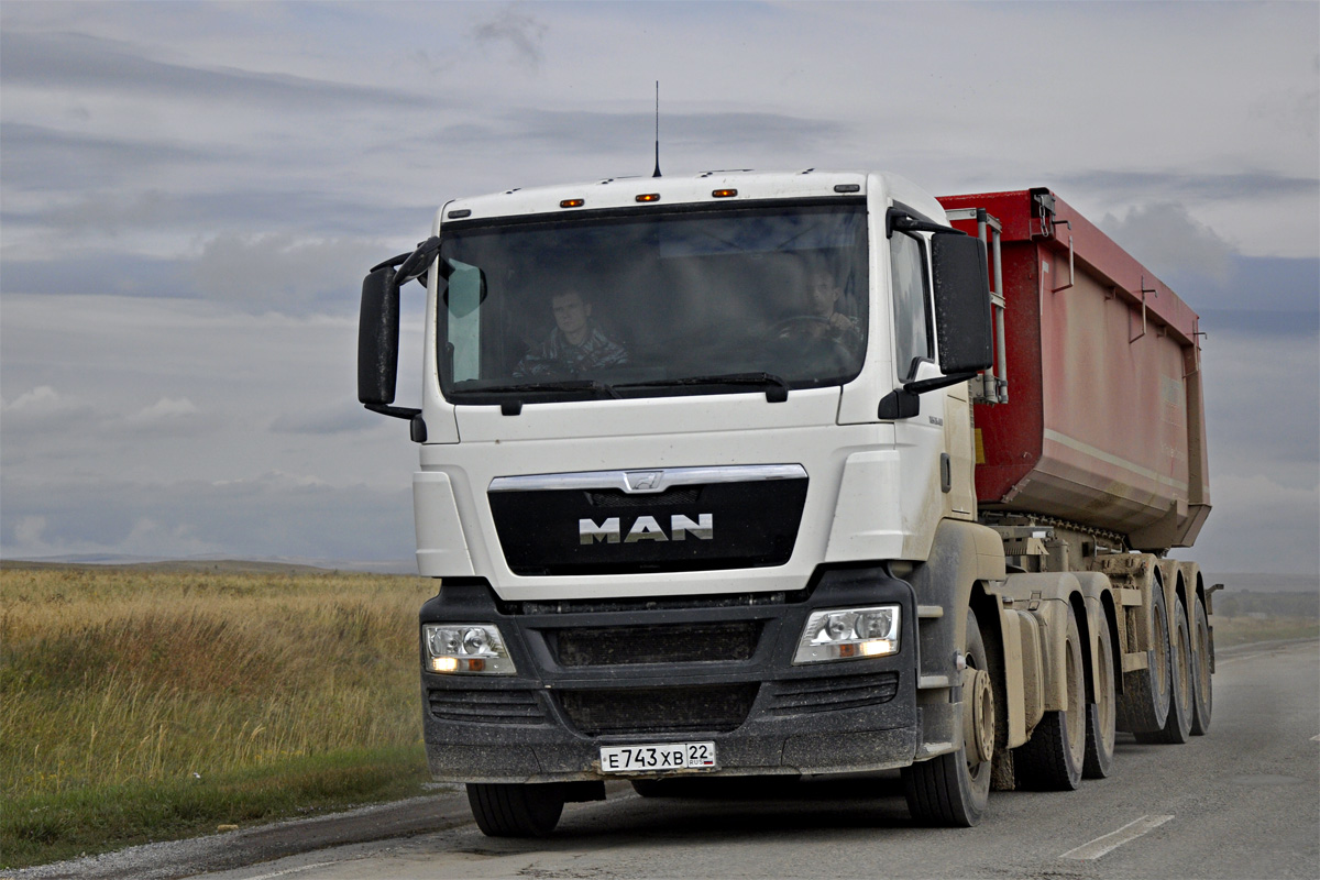 Алтайский край, № Е 743 ХВ 22 — MAN TGS 26.400