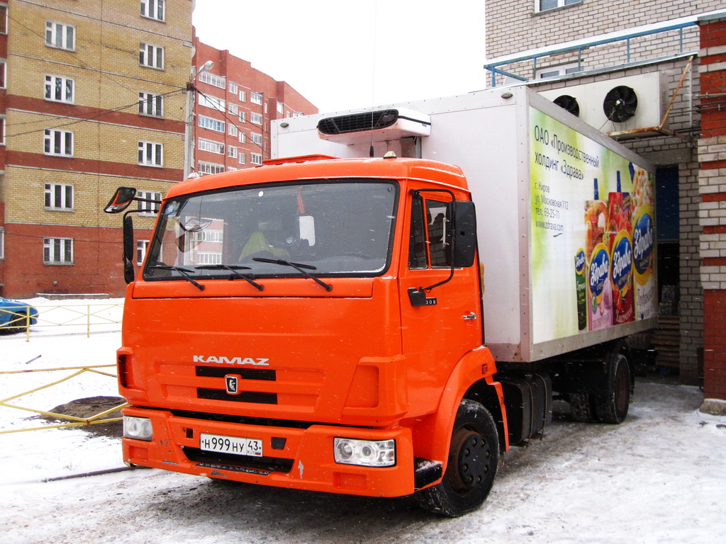 Кировская область, № Н 999 НУ 43 — КамАЗ-4308-H3(99)