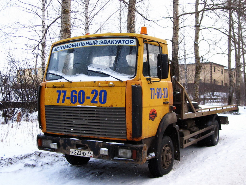 Кировская область, № Е 223 НХ 43 — МАЗ-437040