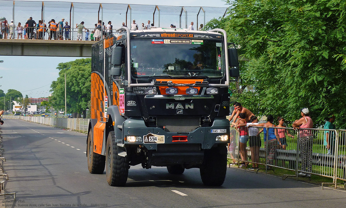 Чехия, № 8A5 7049 — MAN TGS (общая модель); Ралли Дакар (Аргентина)