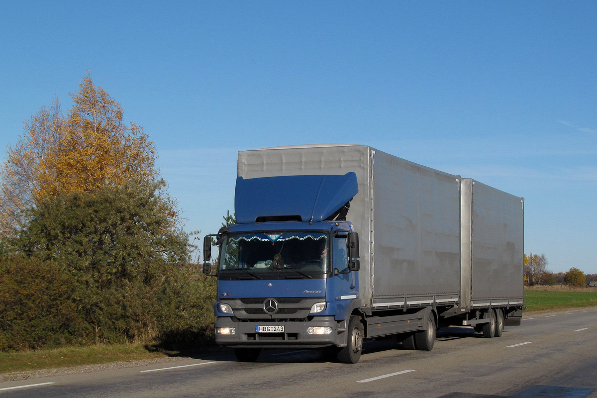 Литва, № HBG 243 — Mercedes-Benz Atego 1529