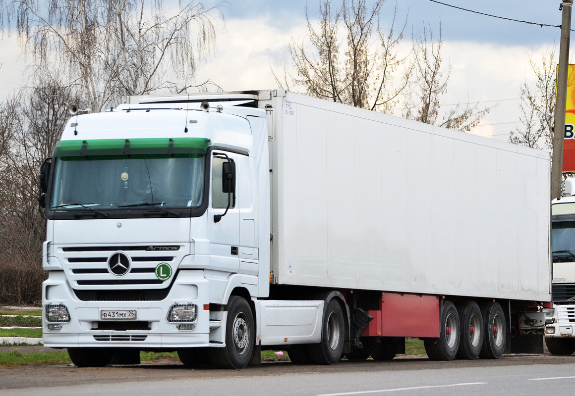 Ставропольский край, № В 431 МХ 26 — Mercedes-Benz Actros ('2003) 1836