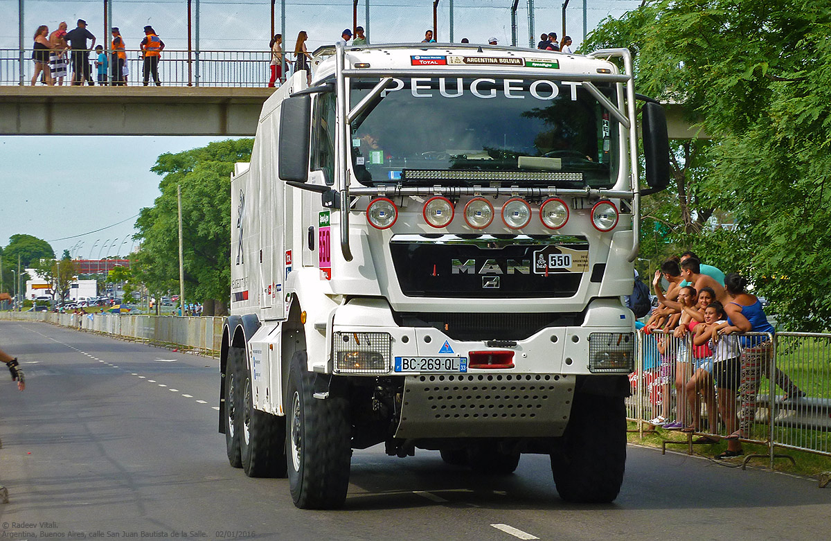 Франция, № BC-269-QL — MAN TGS (общая модель); Ралли Дакар (Аргентина)