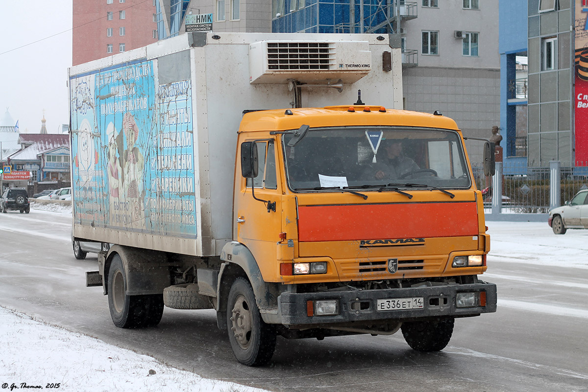 Саха (Якутия), № Е 336 ЕТ 14 — КамАЗ-4308-H3(99)