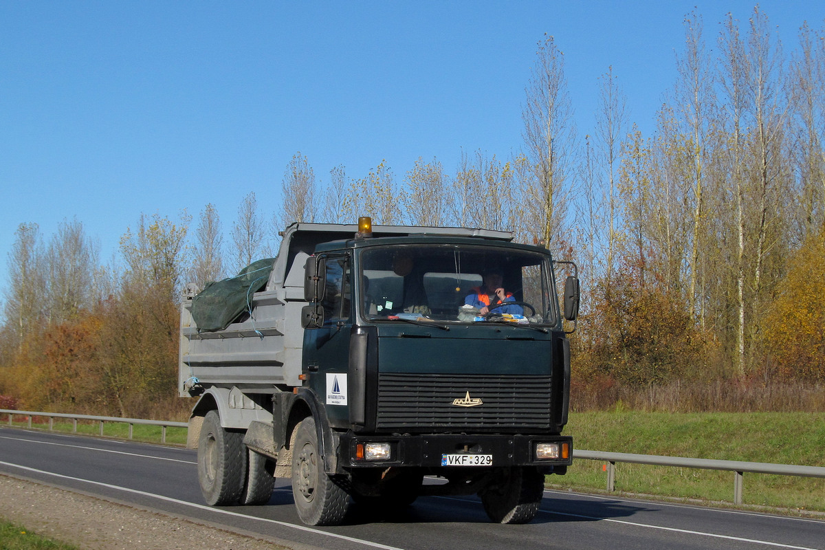 Литва, № VKF 329 — МАЗ-555102