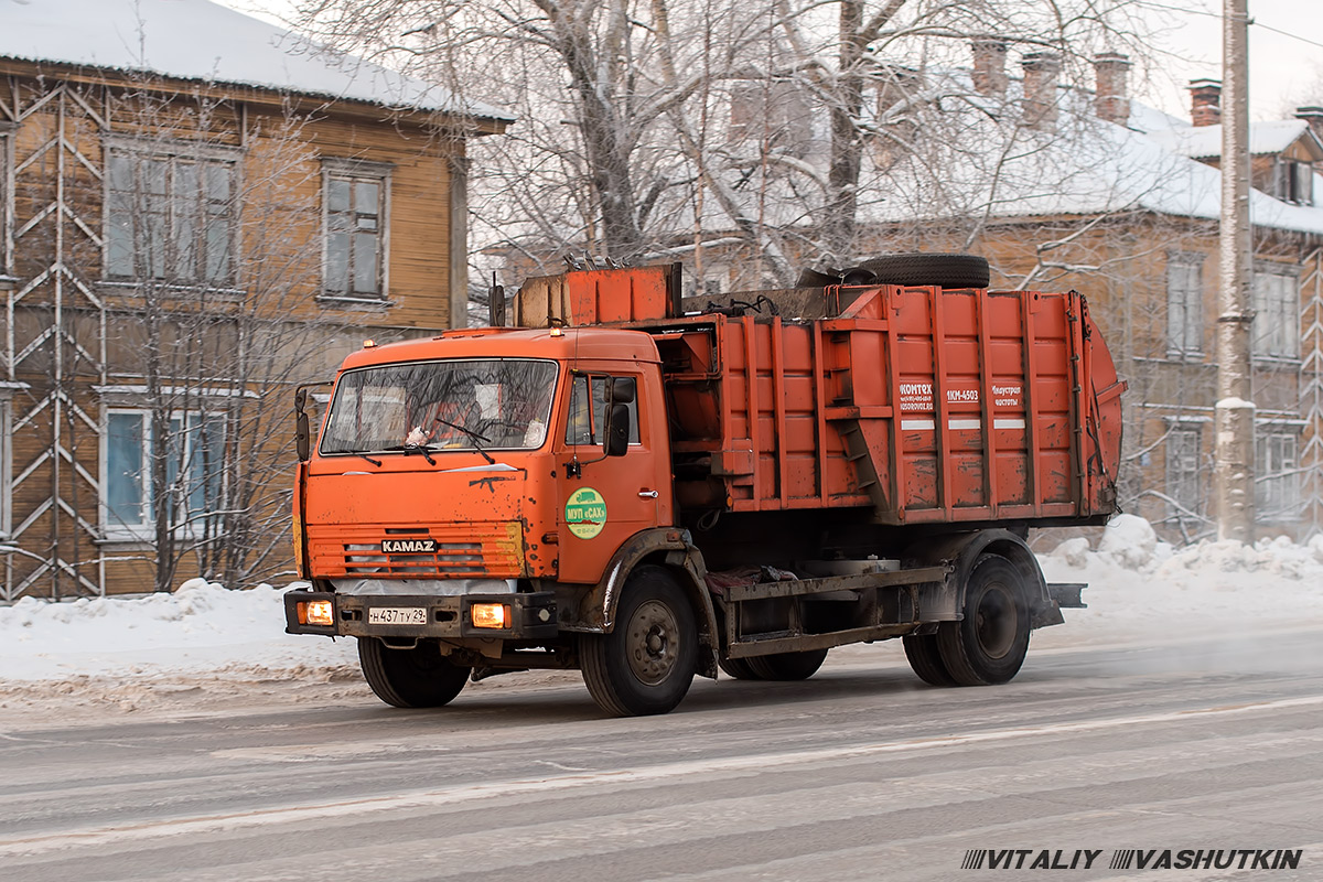 Архангельская область, № Н 437 ТУ 29 — КамАЗ-43253-A3(96)