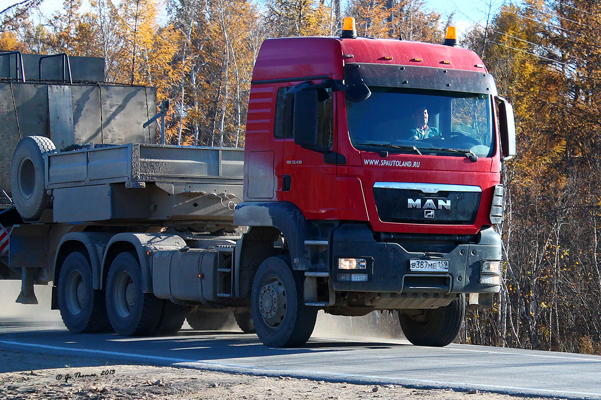Пермский край, № В 387 МЕ 159 — MAN TGS 33.430