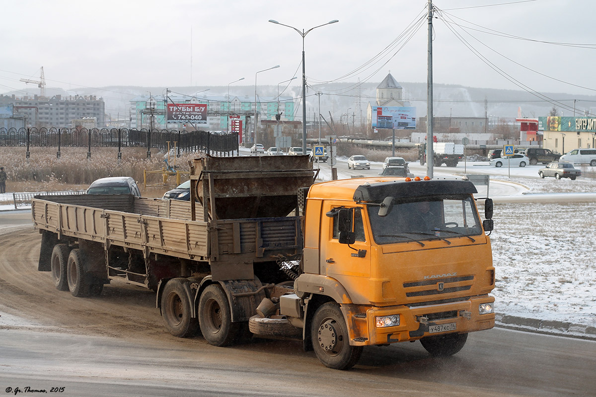 Саха (Якутия), № У 487 КС 14 — КамАЗ-65116-N3(78)