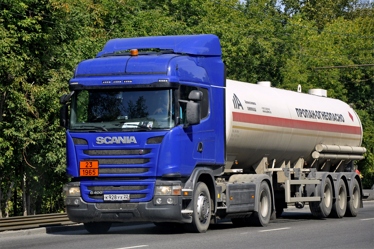 Алтайский край, № К 928 УХ 22 — Scania ('2013) G400
