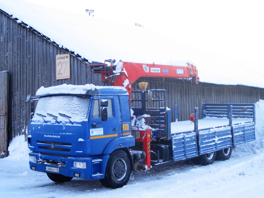 Кировская область, № С 666 ОС 43 — КамАЗ-65117-A4(23)
