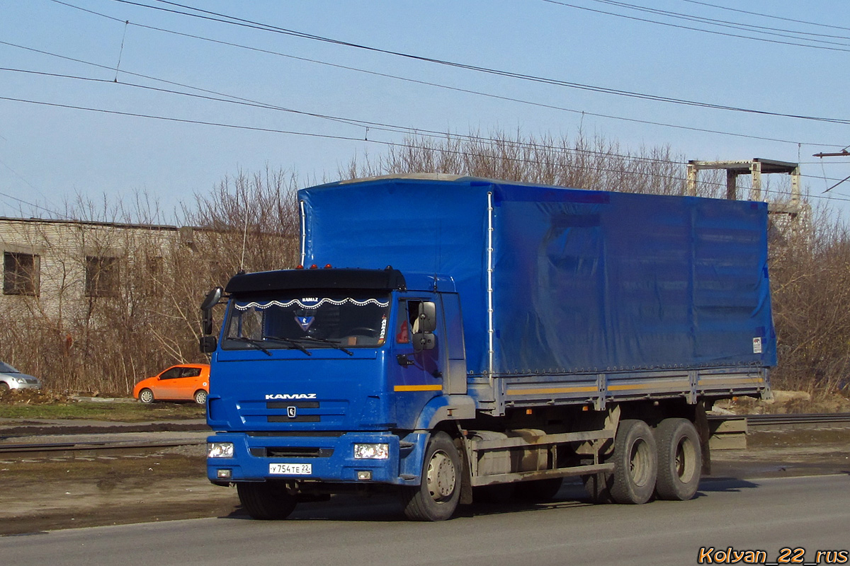 Алтайский край, № У 754 ТЕ 22 — КамАЗ-65117-N3(78)