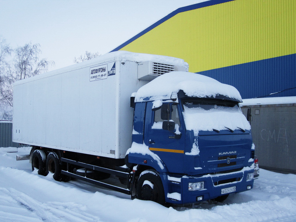 Кировская область, № А 024 ОН 43 — КамАЗ-65117-L4(19)