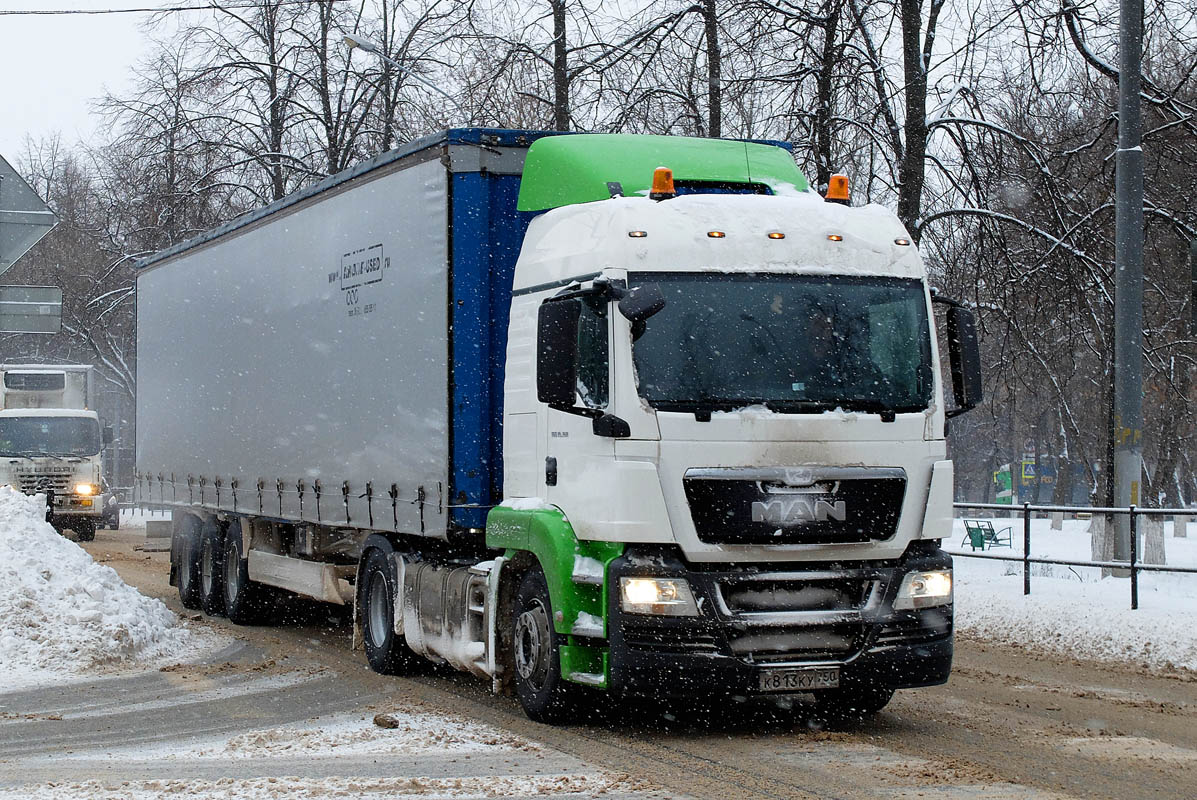 Московская область, № К 813 КУ 750 — MAN TGS 19.360