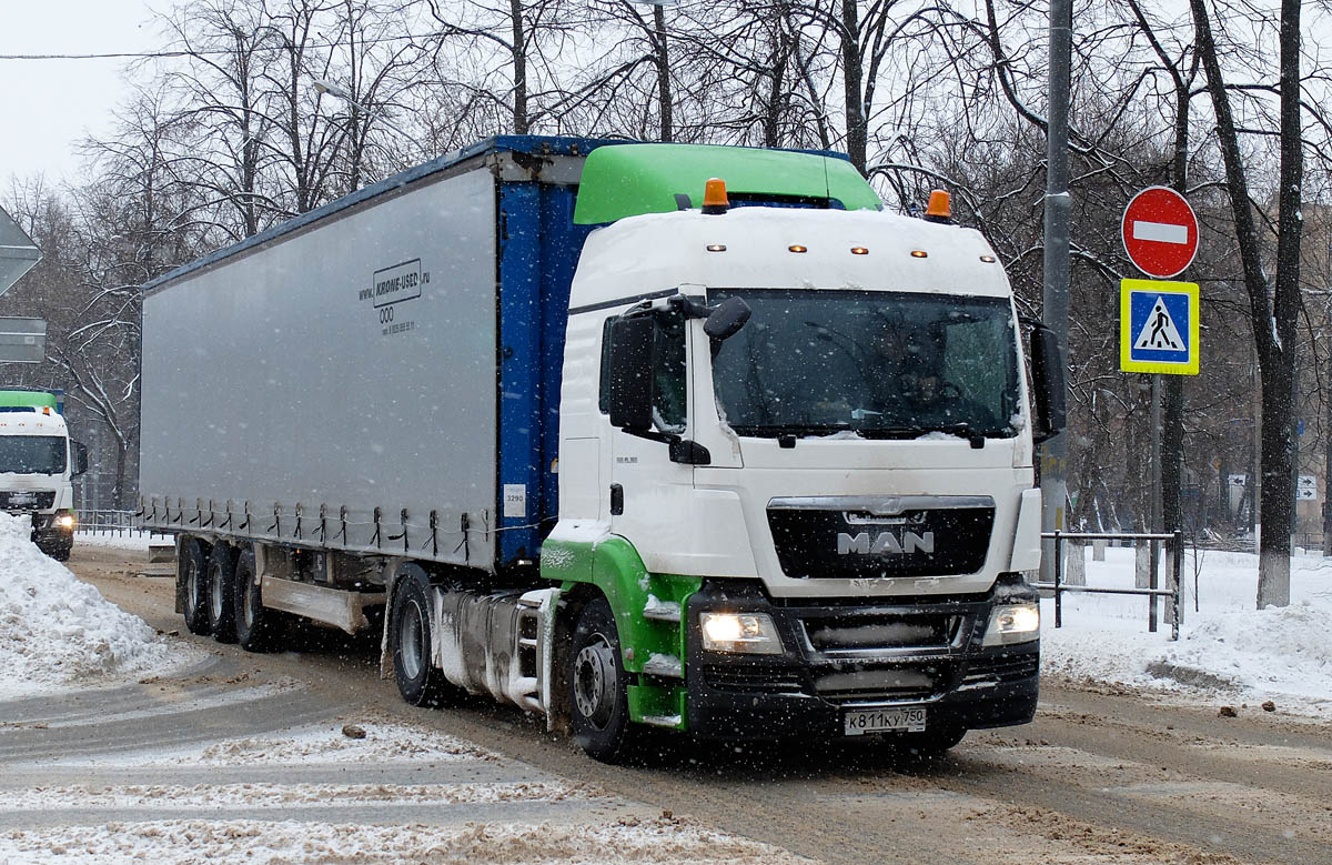 Московская область, № К 811 КУ 750 — MAN TGS 19.360