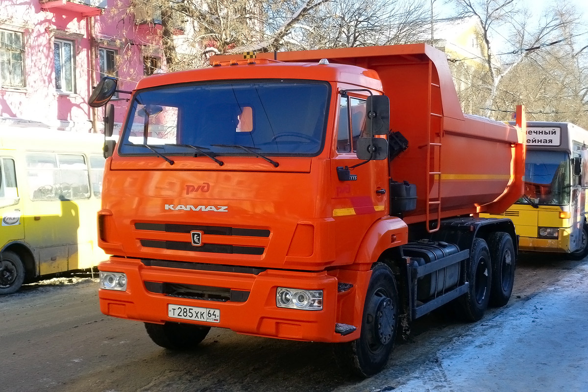 Саратовская область, № Т 285 ХК 64 — КамАЗ-65115-A4(23)