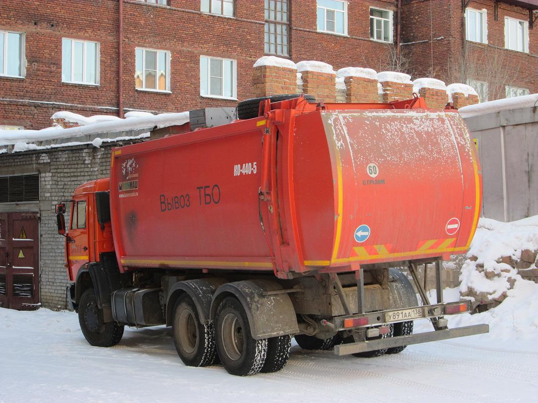 Бурятия, № У 891 АА 138 — КамАЗ-65115-62