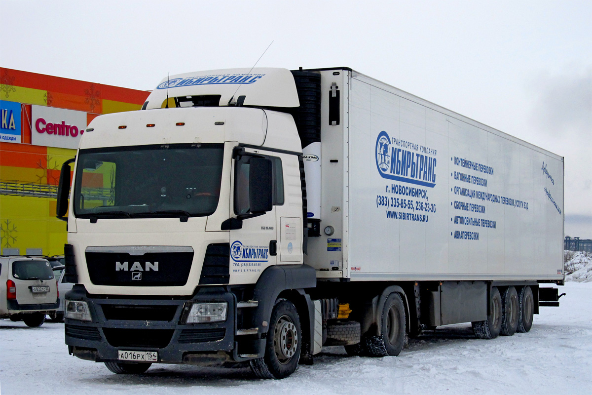 Новосибирская область, № А 016 РХ 154 — MAN TGS 19.400