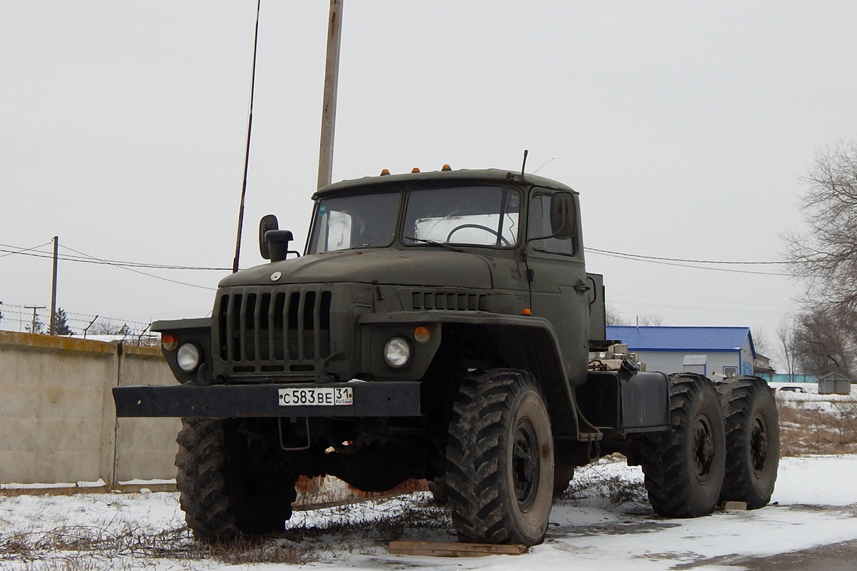 Белгородская область, № С 583 ВЕ 31 — Урал-4320-01