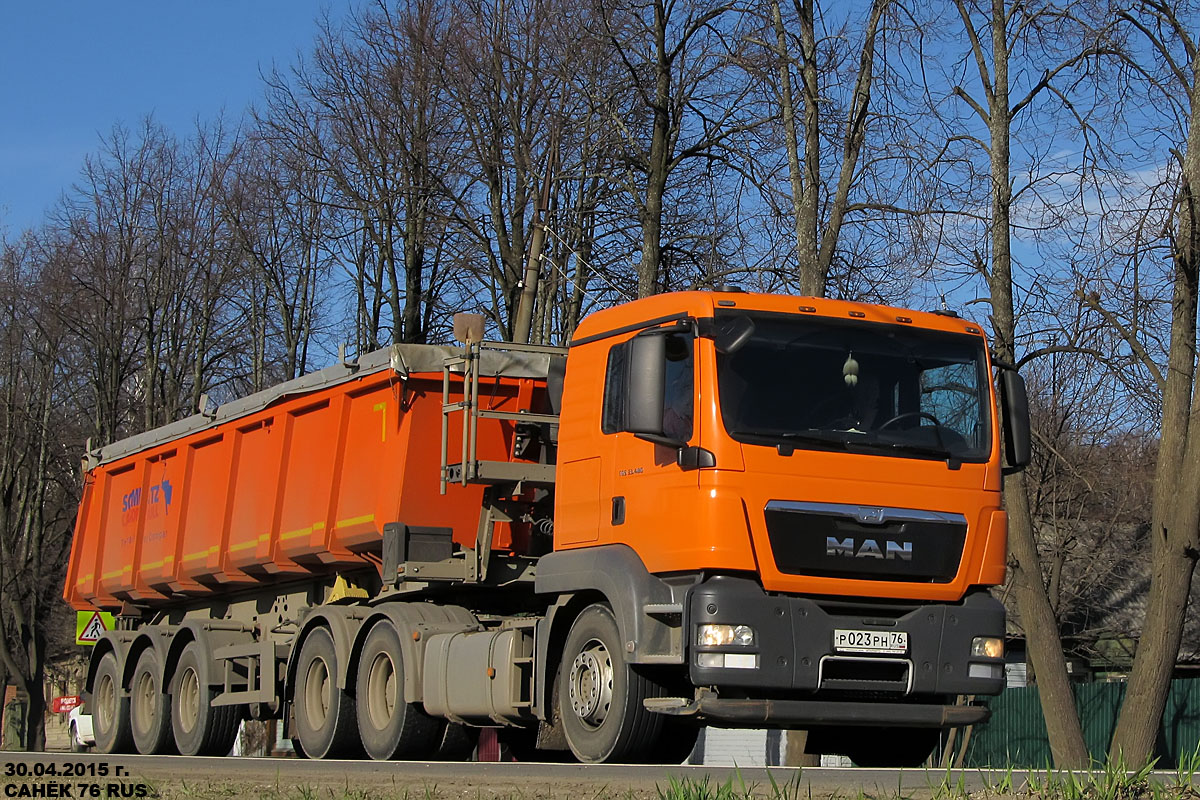 Ярославская область, № Р 023 РН 76 — MAN TGS 33.480