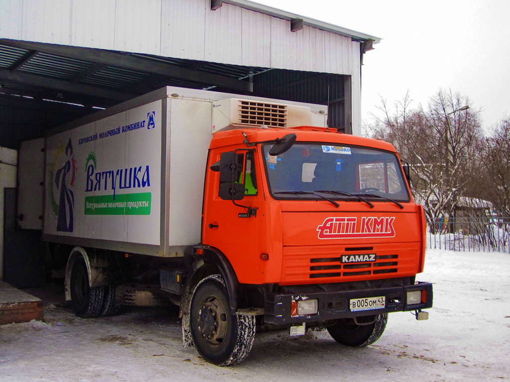 Кировская область, № В 005 ОМ 43 — КамАЗ-43253-A3(96)