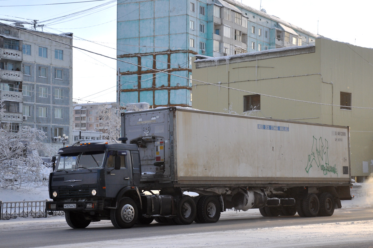 Саха (Якутия), № М 157 КМ 14 — КамАЗ-54112