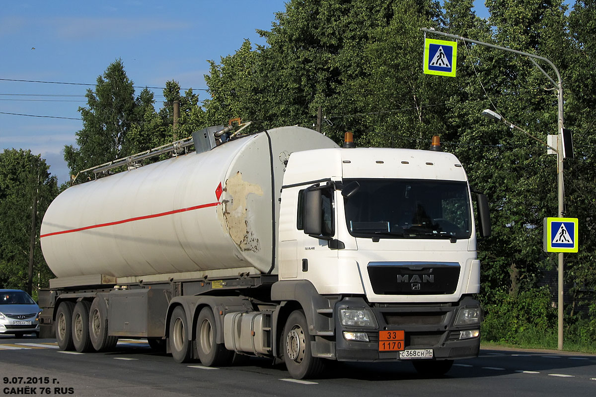 Воронежская область, № С 368 СН 36 — MAN TGS 26.400