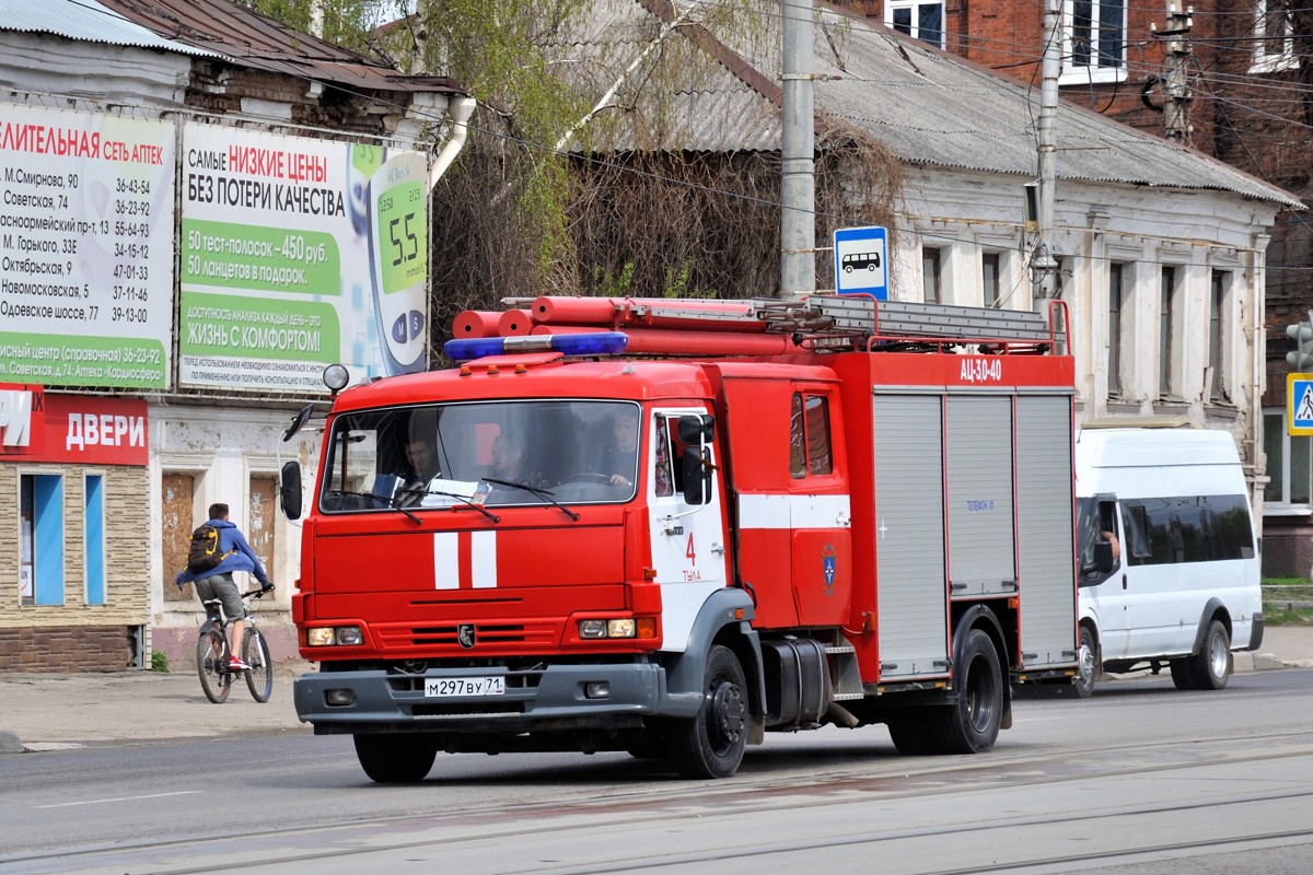 Тульская область, № М 297 ВУ 71 — КамАЗ-4308-H3(99)