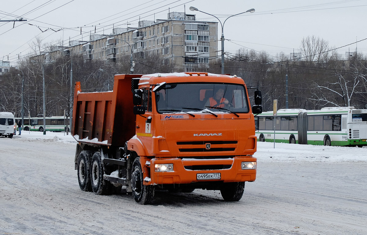 Москва, № О 495 ЕК 777 — КамАЗ-65115-A4(23)