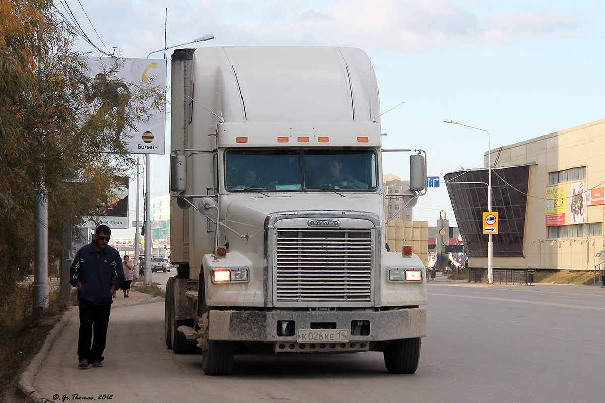 Саха (Якутия), № К 026 КЕ 14 — Freightliner FLD 120 SD