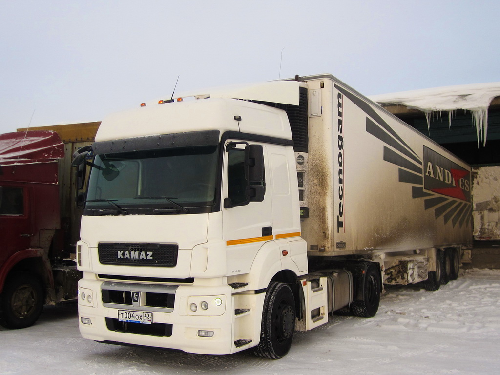 Кировская область, № Т 004 ОХ 43 — КамАЗ-5490-T5(68)
