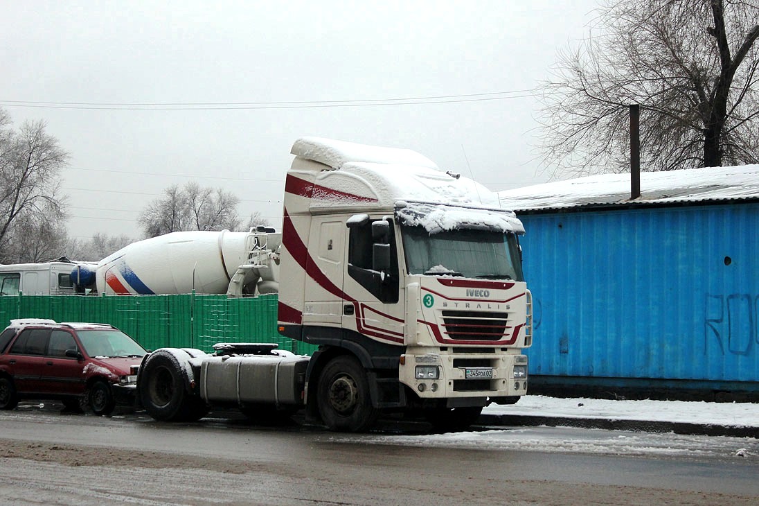 Алматы, № 345 PDA 02 — IVECO Stralis ('2002)