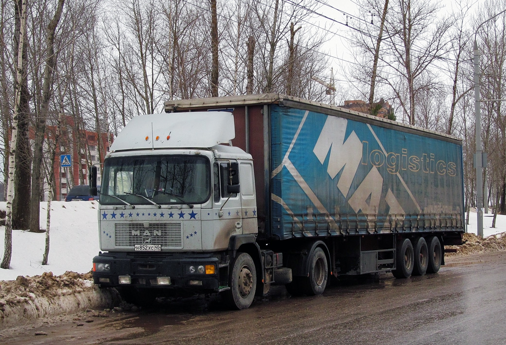 Калужская область, № Н 852 ХС 40 — MAN F90 17.xxx (общая)