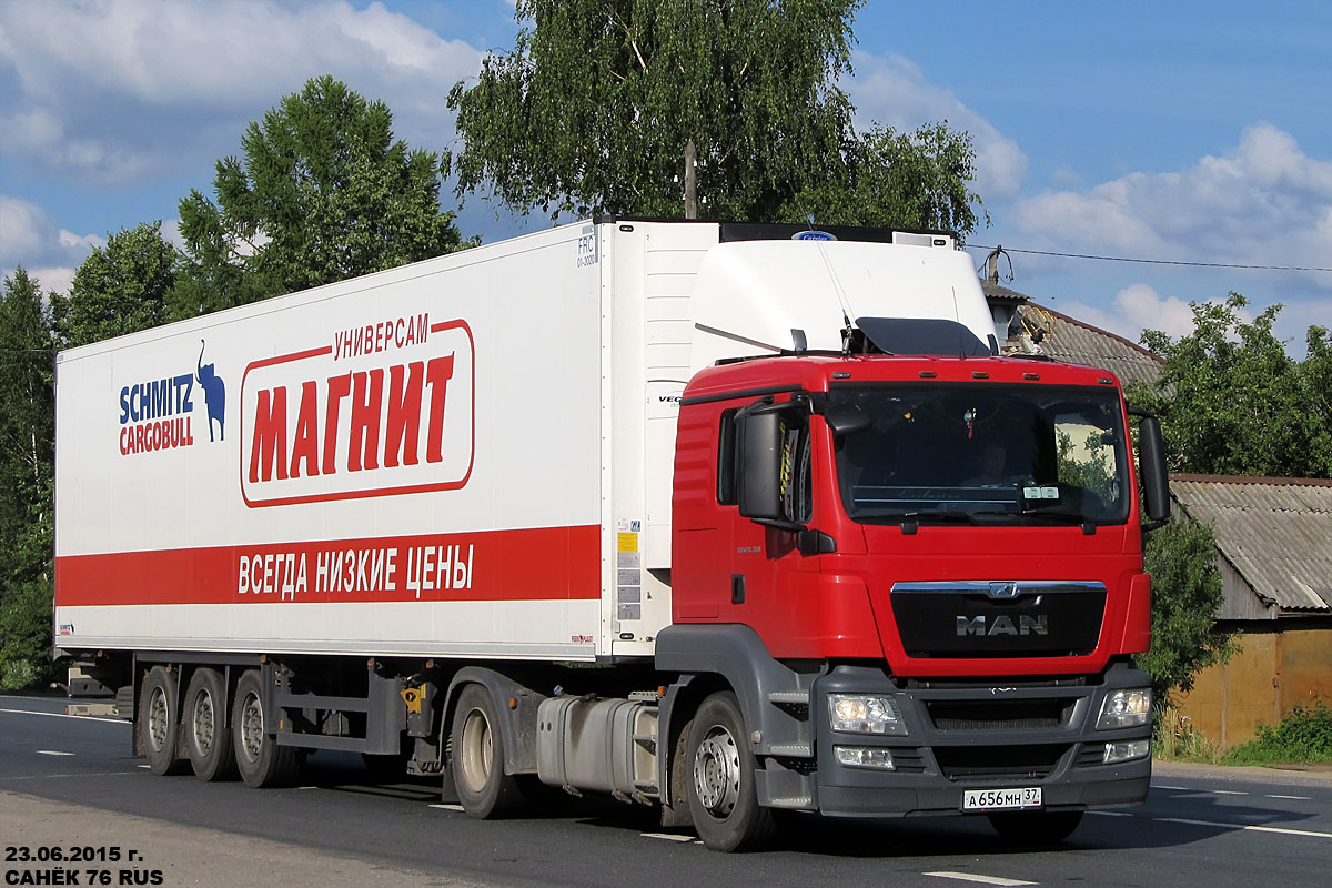Тульская область, № А 656 МН 37 — MAN TGS 18.360
