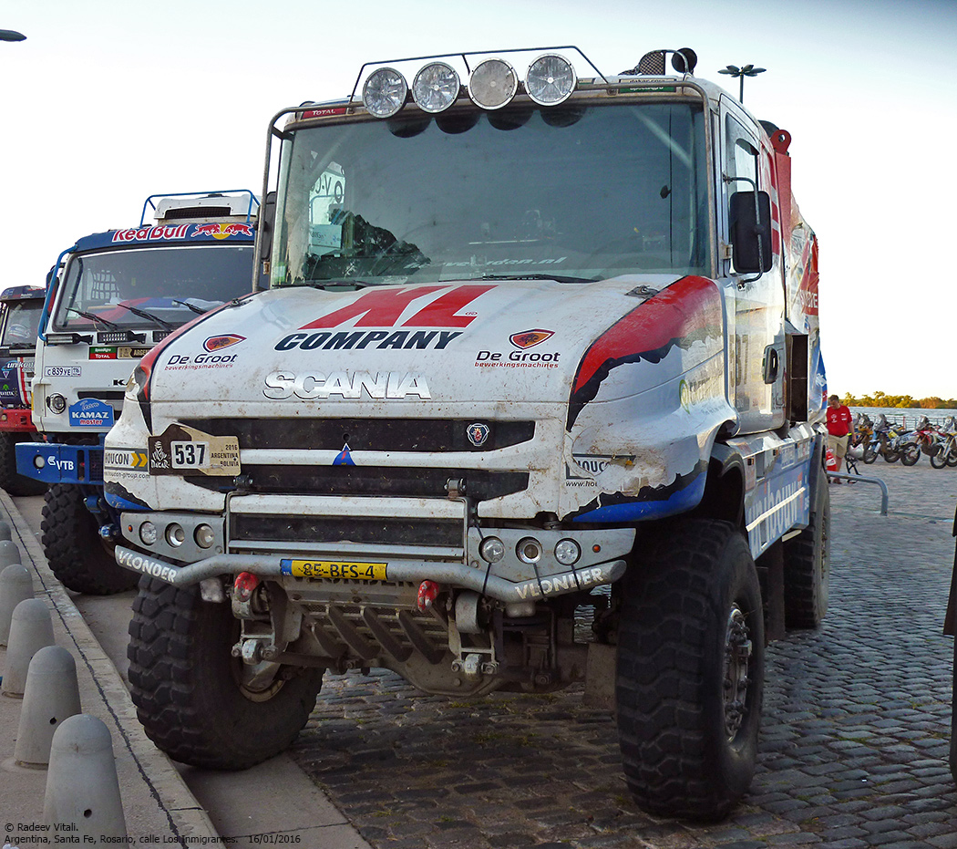 Нидерланды, № 85-BFS-4 — Scania  (общая модель); Ралли Дакар (Аргентина)