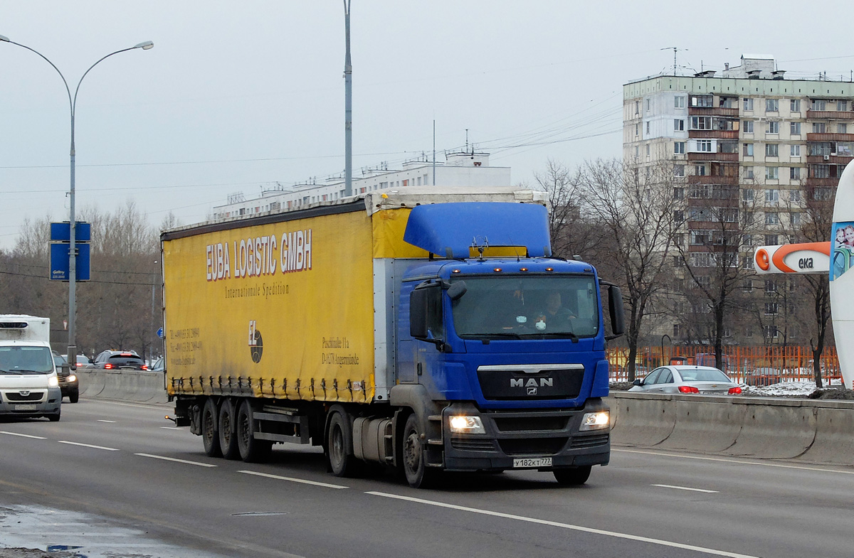 Москва, № У 182 КТ 777 — MAN TGS 19.360