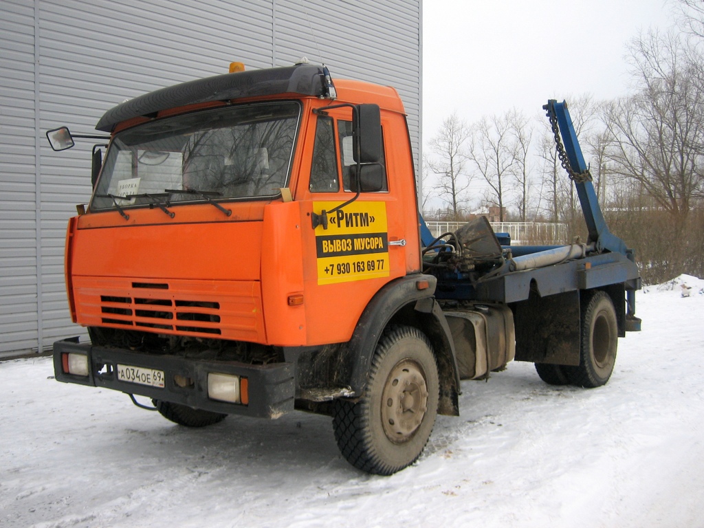 Тверская область, № А 034 ОЕ 69 — КамАЗ-43255-A3(96)