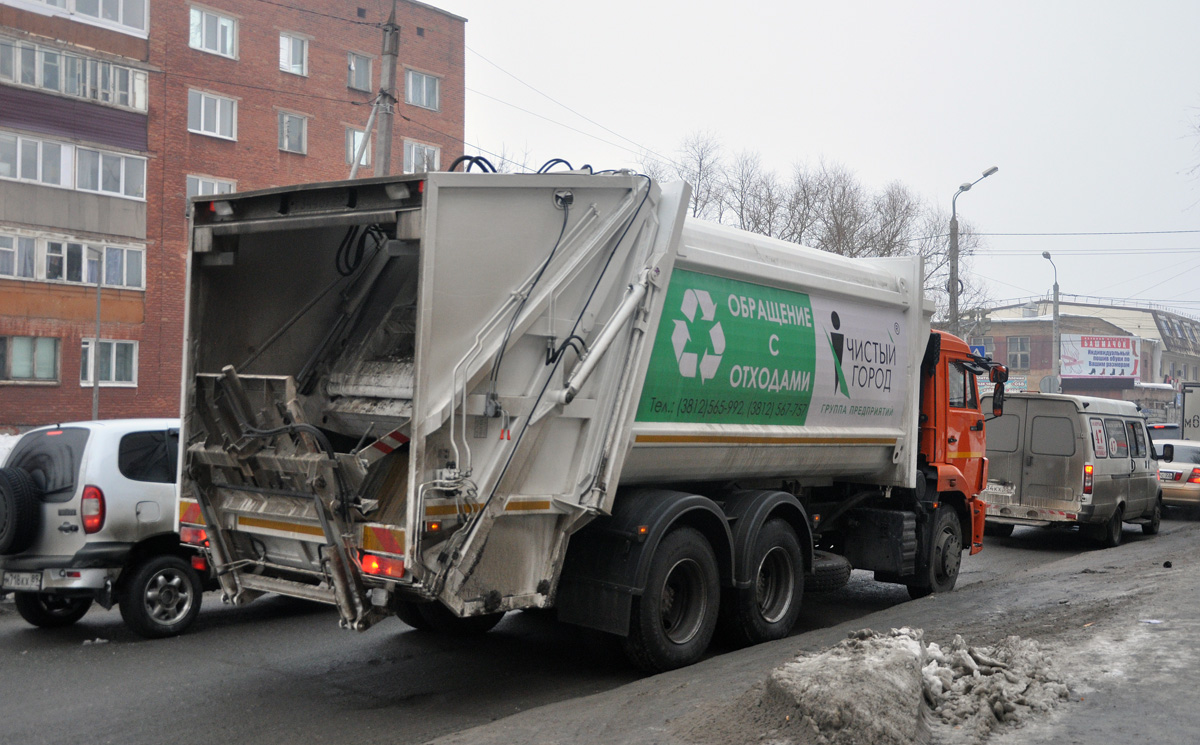 Омская область, № Т 344 ОУ 55 — КамАЗ-65115-L4(19)