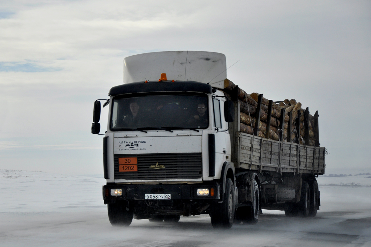 Алтайский край, № В 053 РУ 22 — МАЗ-5432A5