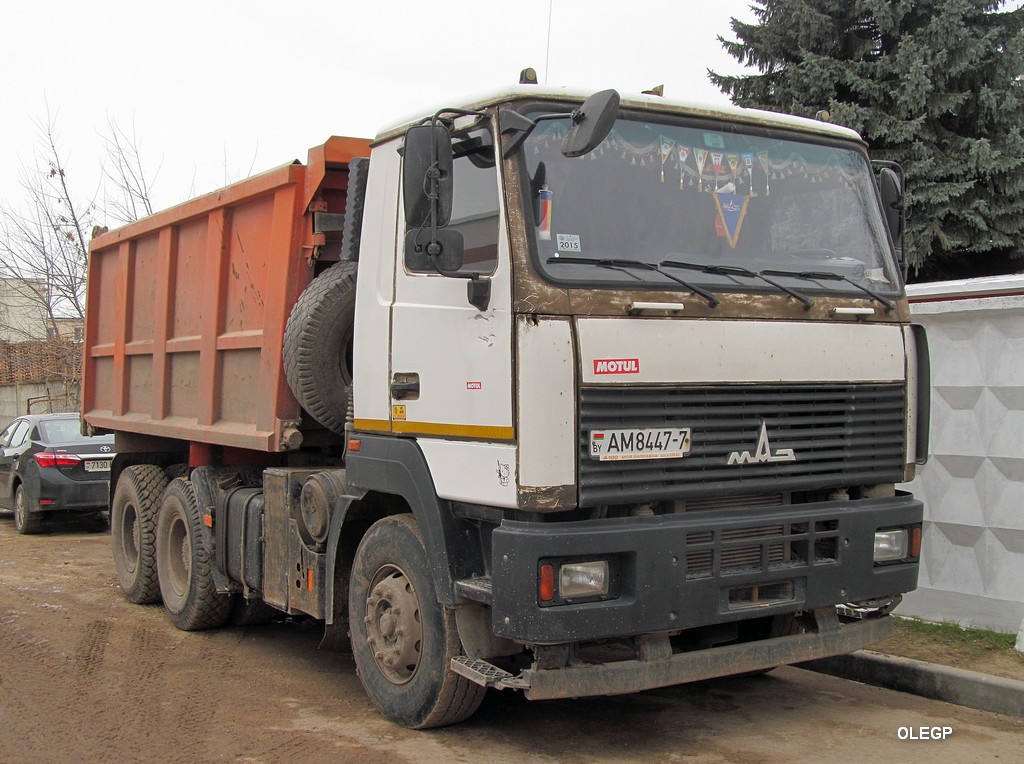 Минск, № АМ 8447-7 — МАЗ-6501 (общая модель)