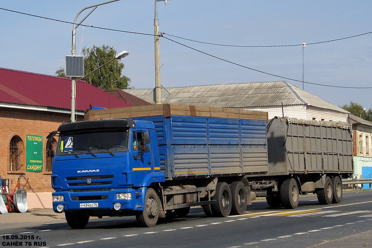 Ярославская область, № Р 434 ЕО 76 — КамАЗ-65117-A4(23)