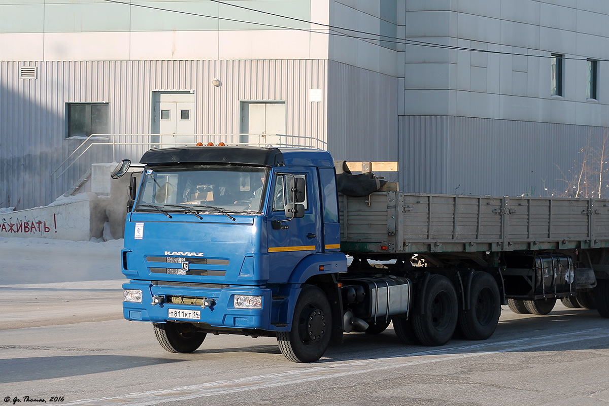 Саха (Якутия), № Т 811 КТ 14 — КамАЗ-65116-A4(23)