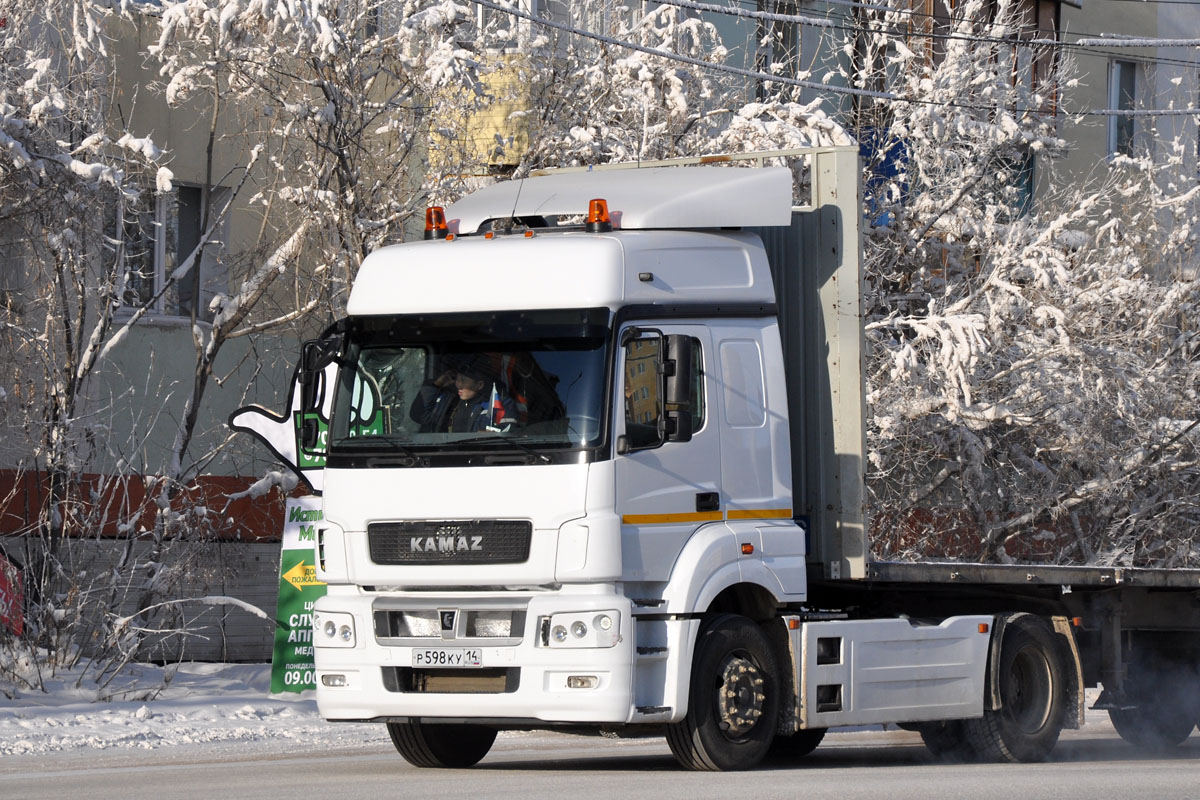 Саха (Якутия), № Р 598 КУ 14 — КамАЗ-5490-T5(68)