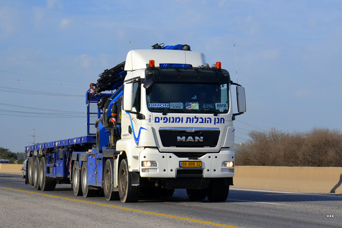 Израиль, № 66-888-32 — MAN TGS 41.480