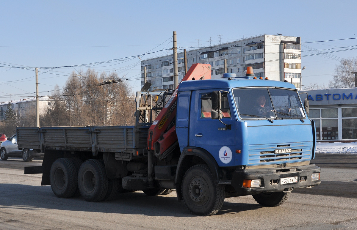 Омская область, № Н 302 ТВ 55 — КамАЗ-53215 [X8V]