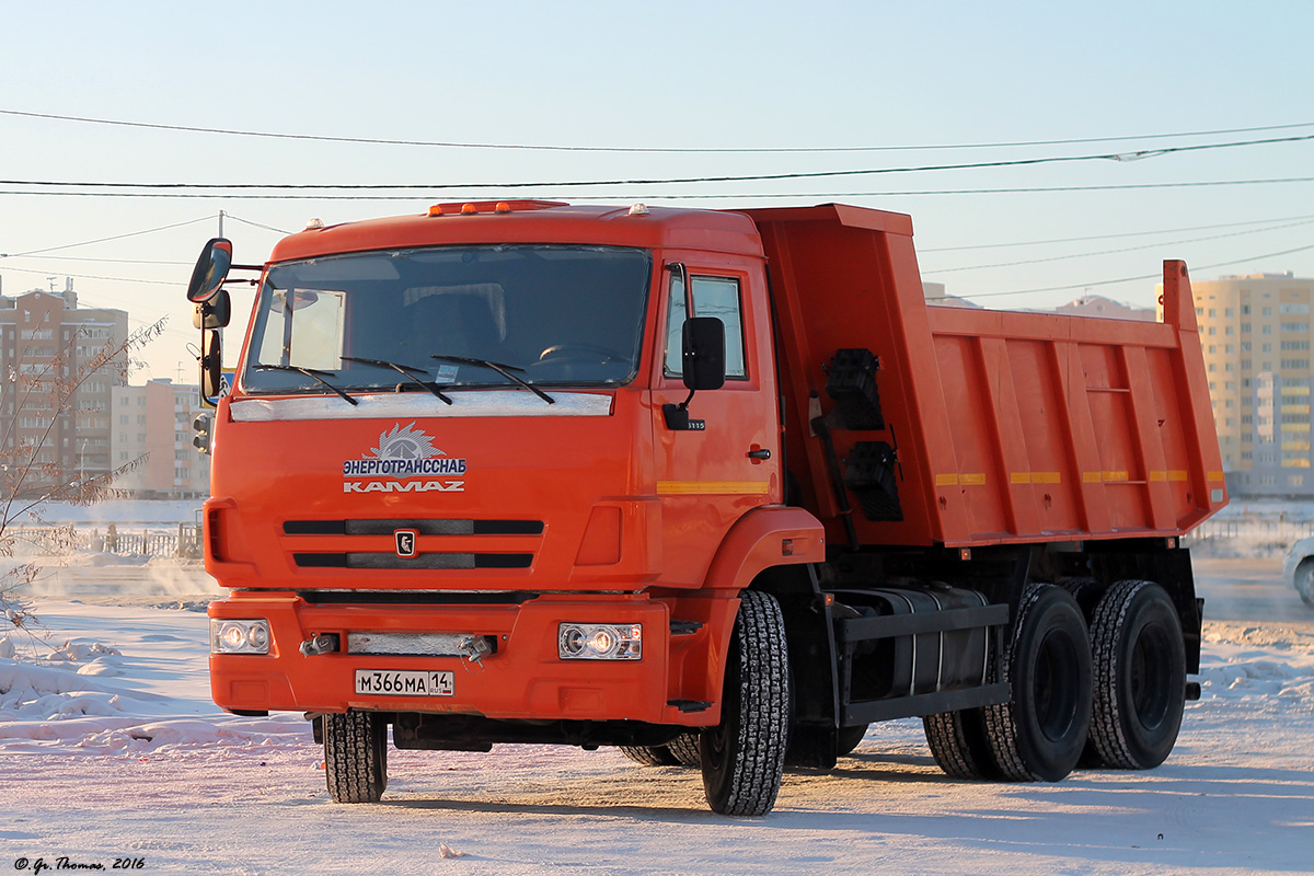 Саха (Якутия), № М 366 МА 14 — КамАЗ-65115-L4(19)