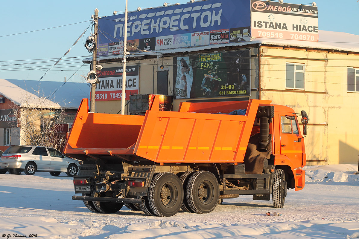 Саха (Якутия), № М 366 МА 14 — КамАЗ-65115-L4(19)