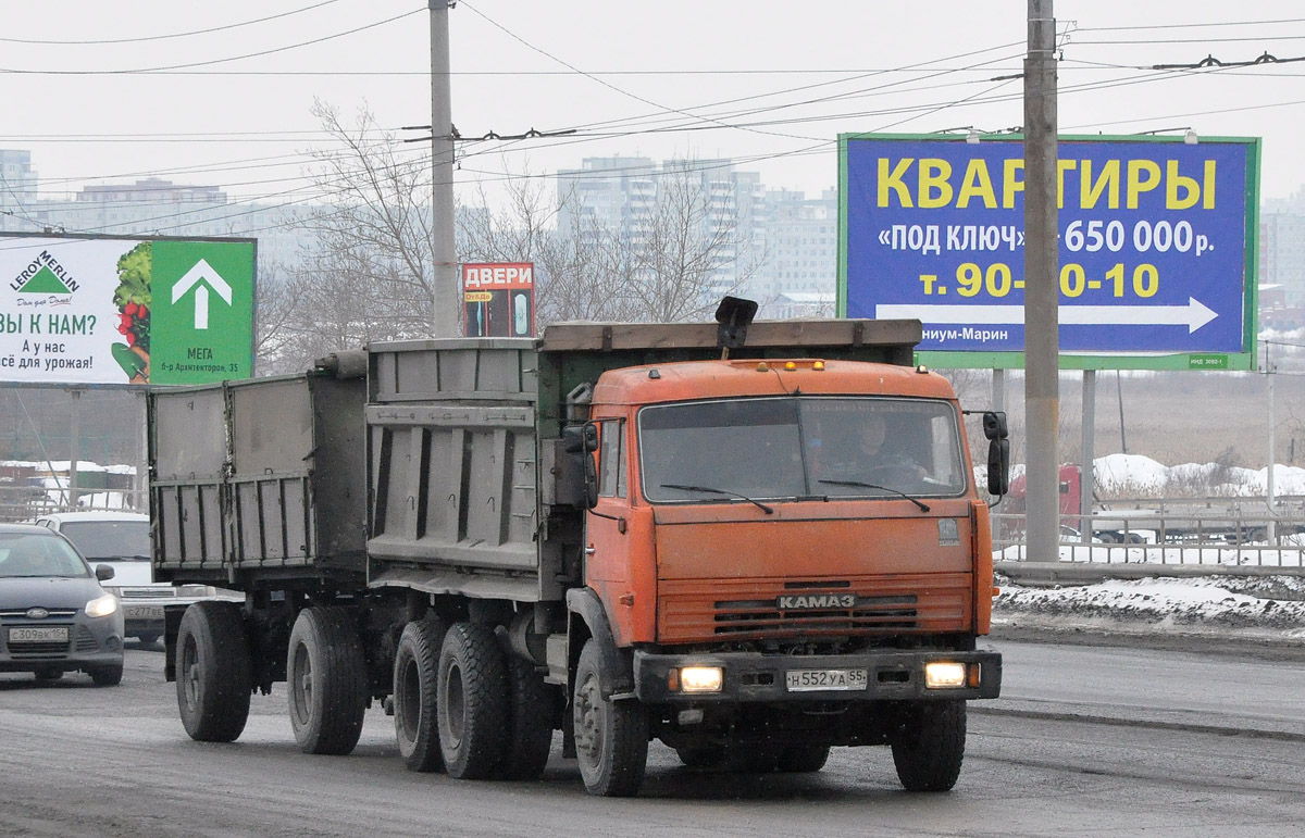 Омская область, № Н 552 УА 55 — КамАЗ-53229-02 [53229C]